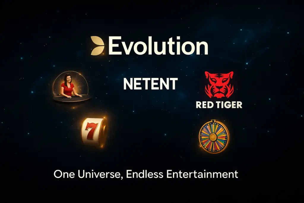 Evolution x Red Tiger x NetEnt – 하나의 브랜드, 세 개의 DNA