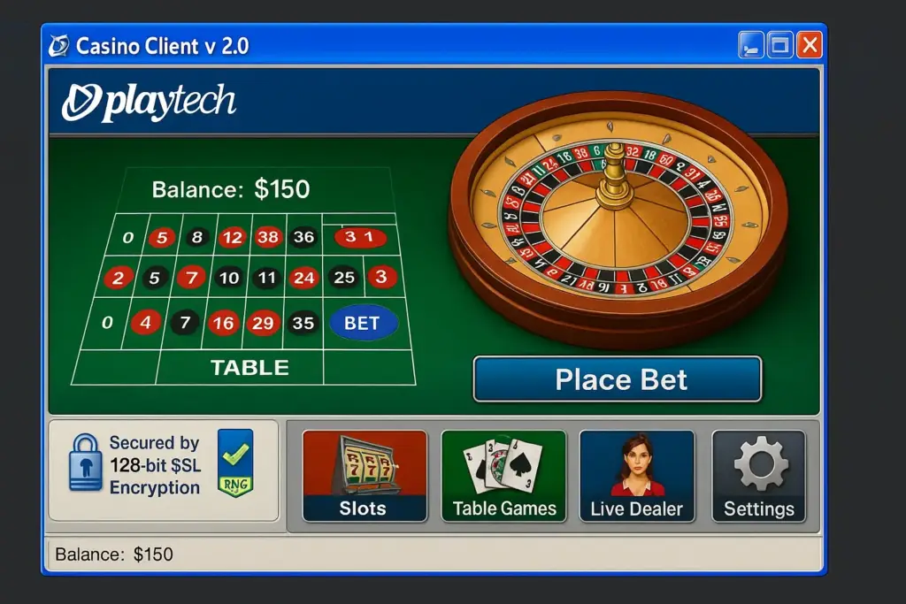 플레이테크(Playtech), CryptoLogic 등이 고품질 그래픽과 다운로드 가능한 클라이언트를 출시하며 '플랫폼 경쟁' 시대가 시작됐습니다.