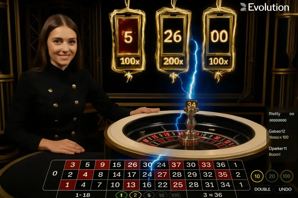 라이트닝 시리즈의 가장 혁신적인 특징은 '번개(Lightning)' 멀티플라이어 시스템입니다: